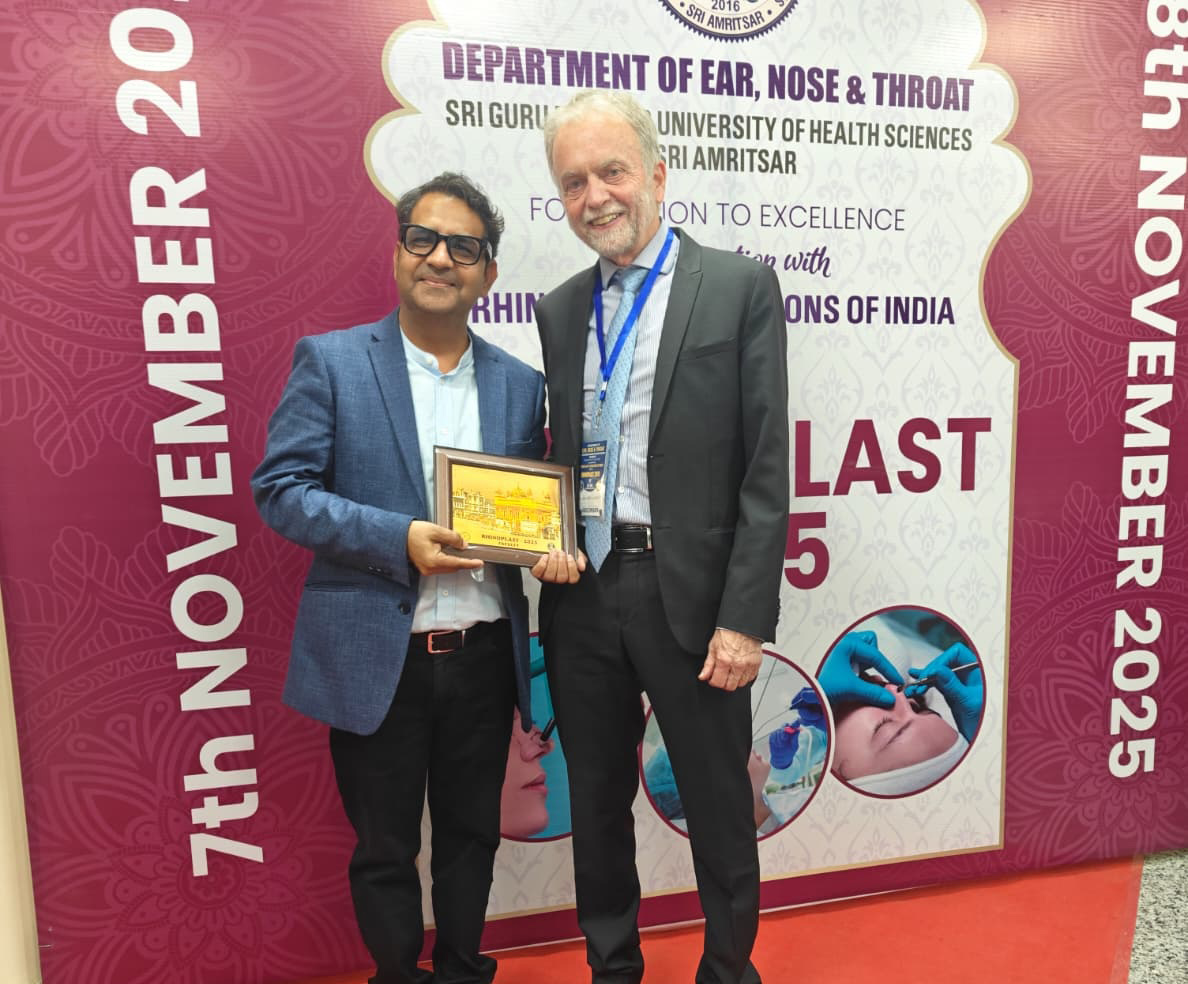 Dr Tanvar invited as National guest faculty in RHINOPLAST